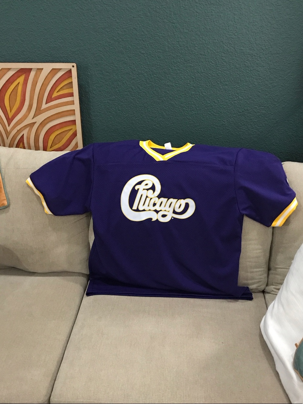 Chicago Purple & Yellow Jersey Top XXL
